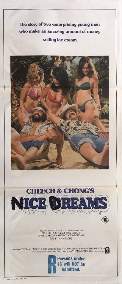 cheech\u0026chong NICE DREAMS 80s 当時物  ポスター