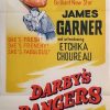 darbys rangers australian daybill war movie poster james garner