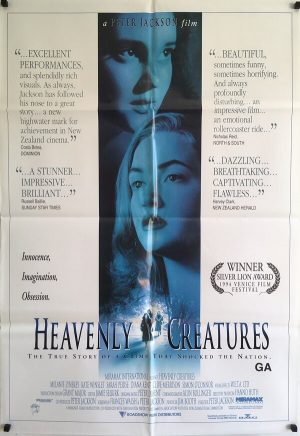 heavenly creatures new zealand one sheet poster 1994 peter jackson