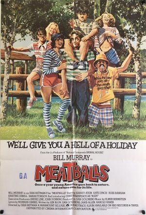 meatballs uk one sheet movie poster 1979