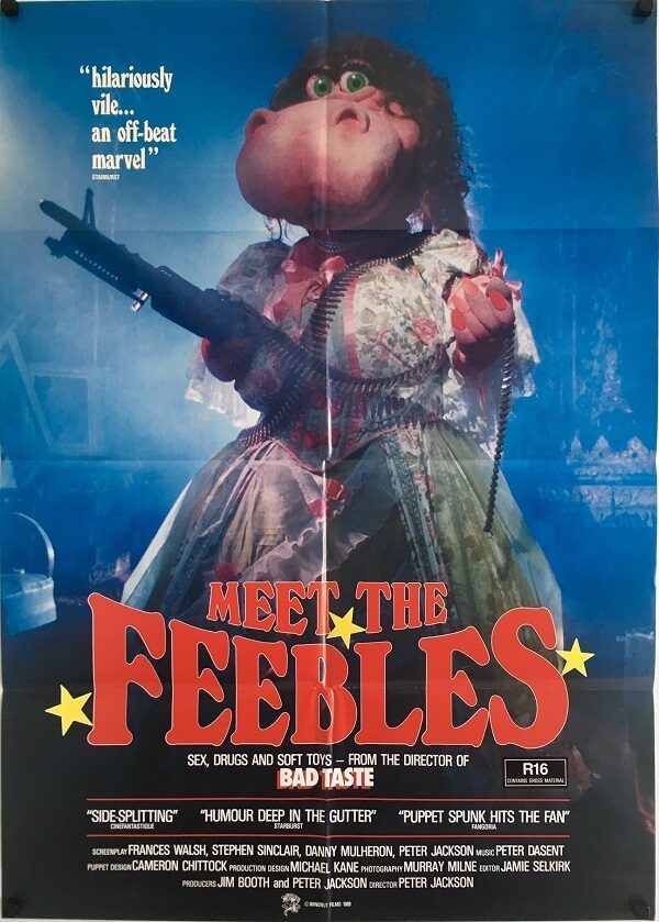 meet the feebles new zealand one sheet movie poster peter jackson