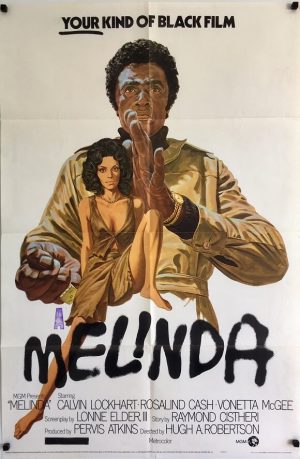 melinda us one sheet poster 1972 Calvin Lockhart Rosalind Cash