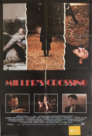 miller's crossing advance international one sheet movie poster