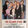 st elmos fire one sheet poster the brat pack