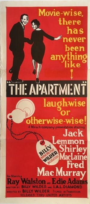 the apartment australian daybil poster DB1 jack lemmon shirley maclaine