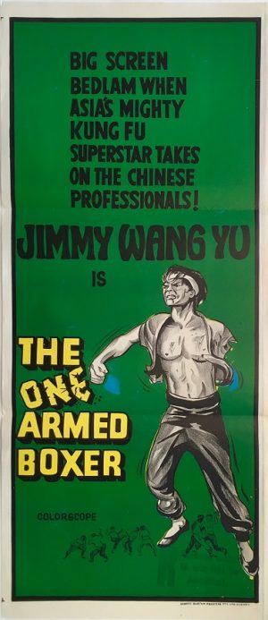 the one armed boxer australian daybill poster jimmy wang yu