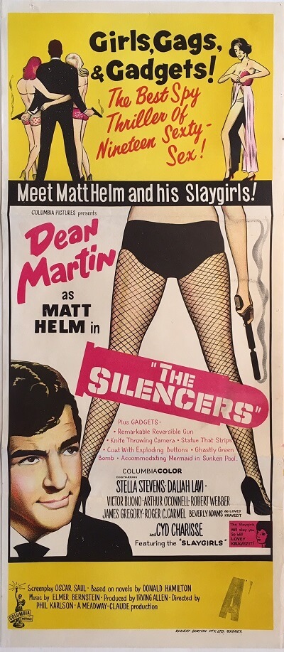 the silencers australian daybill poster dean martin