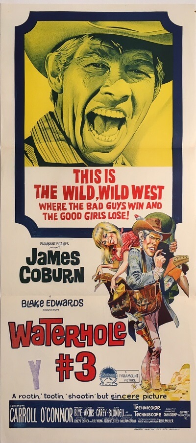 waterhole #3 australian daybill poster western james coburn