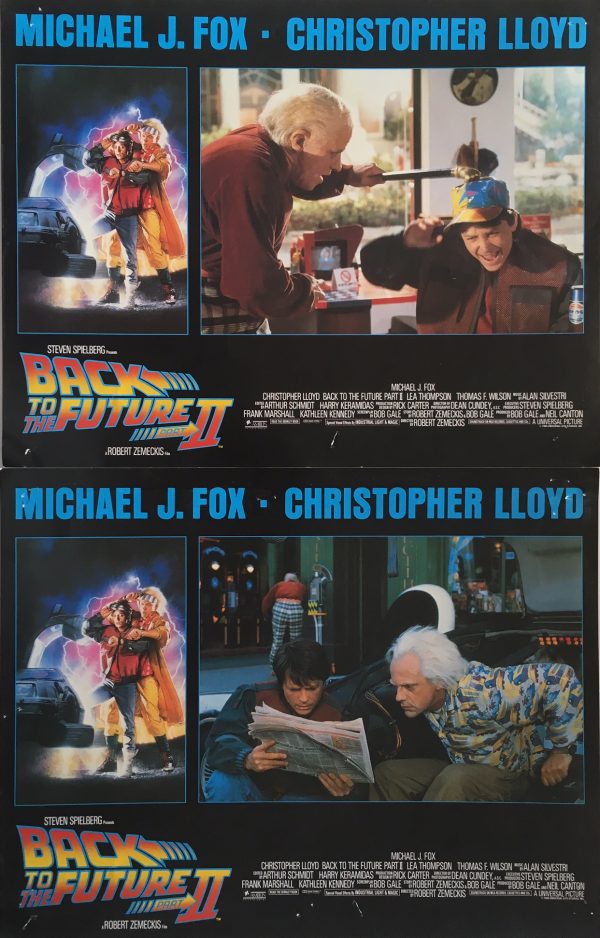Back To The Future 2 US Lobby Card Set 2 1989
