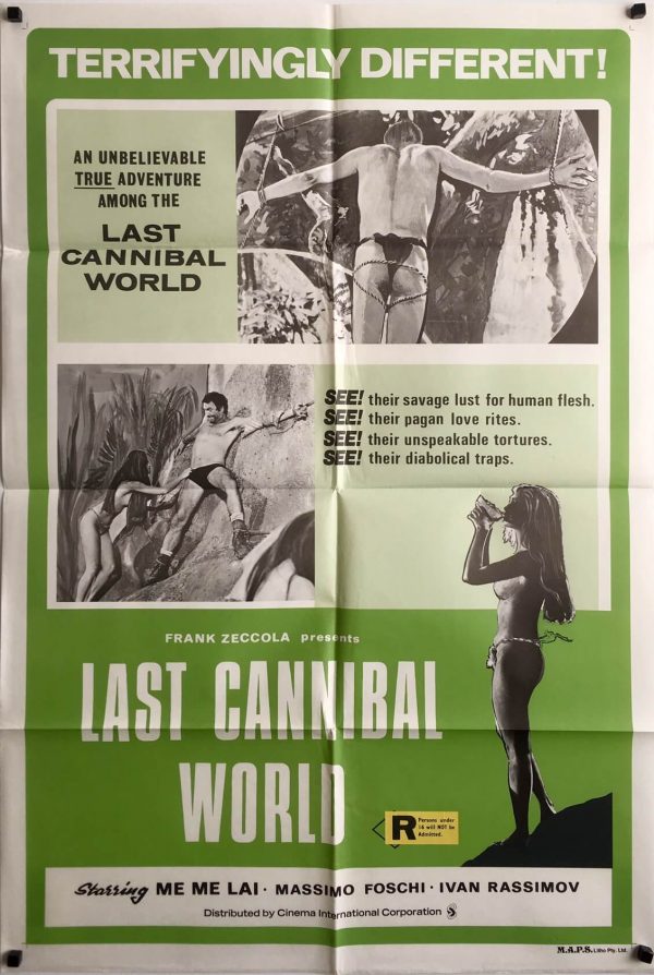 last cannibal world australian one sheet movie poster 1977