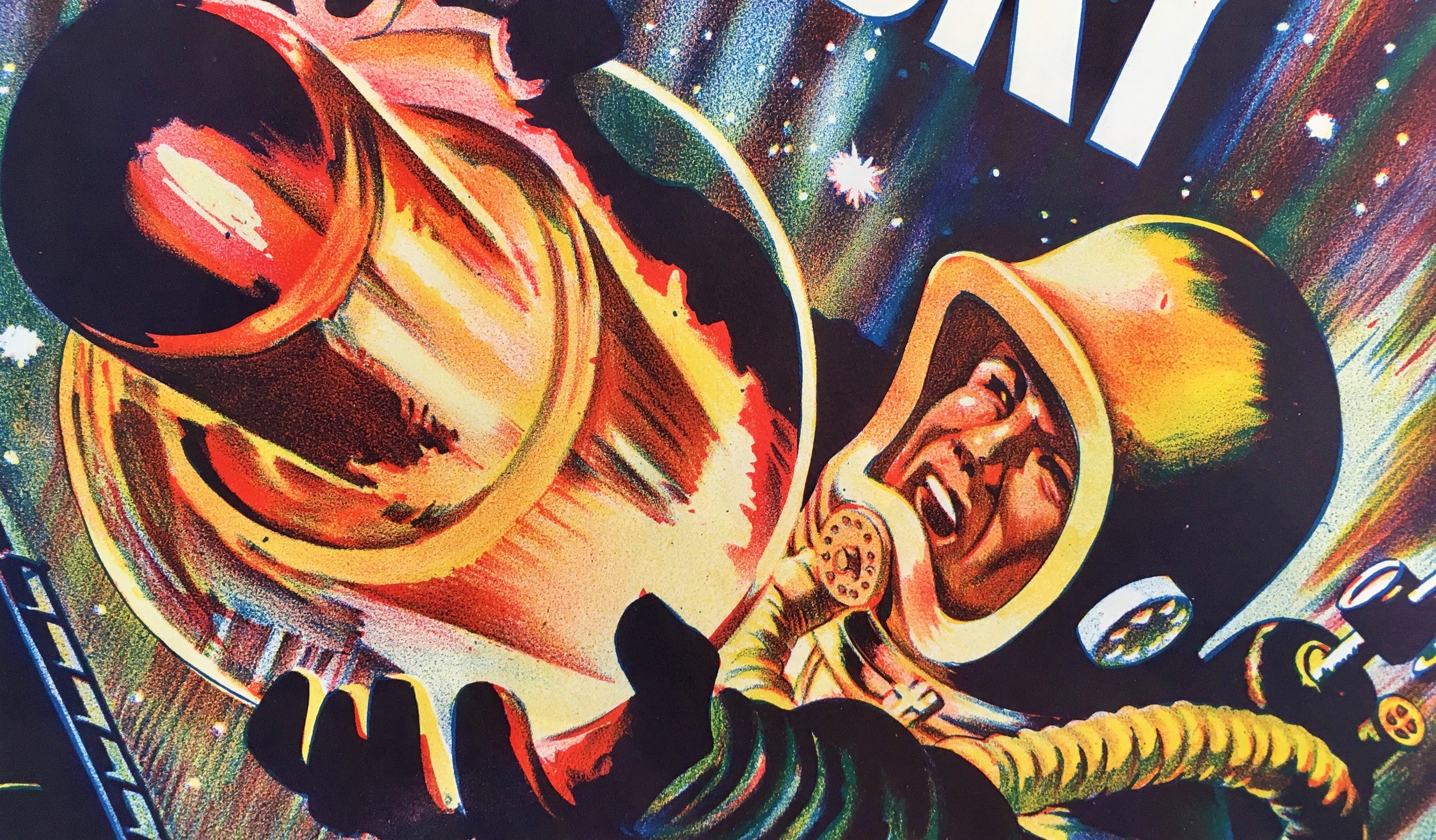 satellite in the sky daybill poster