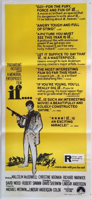 if.. daybill poster malcolm mcdowell