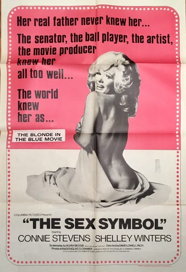 The Sex Symbol (1974) australian one sheet movie poster staring shelley winters and connie stephens