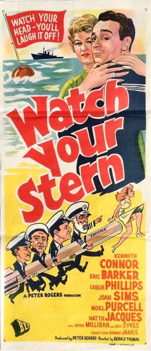 Watch Your Stern Australian Daybill Poster Carry On Film Cast