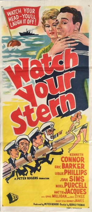 watch your stern australian daybill poster carry on film cast