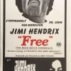 popcorn free jimi hendrix 1970s australian daybill movie poster