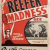 reefer madness australian daybill movie poster 1970s rerelease