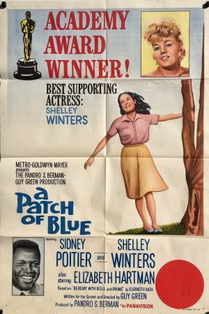 A Patch of Blue 1965 Australian One Sheet Poster Shelley Winters Sidney Poitier Elizabeth Hartman