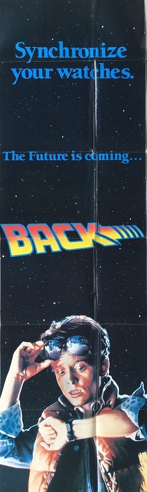Back to the future 2 1989 teaser door panel movie poster (1)
