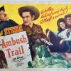 ambush trail western lobby card starring bob steele