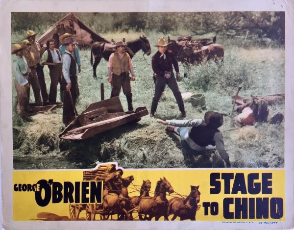 stage to chino western lobby card starring george o'brien