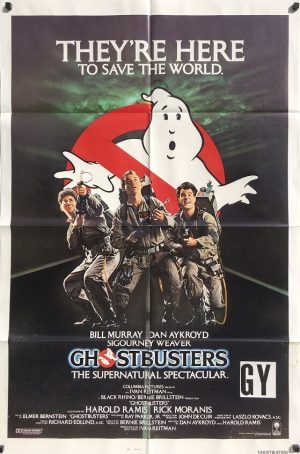 Ghostbusters 1984 US International One Sheet Movie Poster