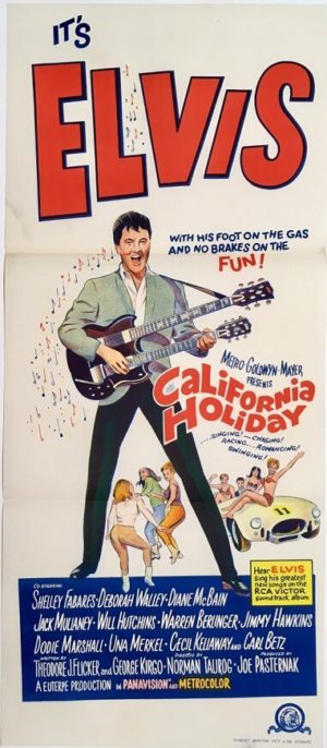california holiday australian daybill poster 1966 featuring elvis presley also known as spinout in america 1