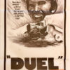 duel australian daybill poster second printing not a rerelease 1973