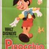 pinocchio australian daybill poster 1970s rerelease walt disney poster