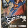 superman 4 australian daybill poster featuring christopher reeve