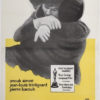 Un homme et une femme a man and a woman daybill movie poster Un homme et une femme 1966
