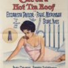 cat on a hot tin roof australian one sheet rerelease poster from, featuring elizabeth taylor and paul newman