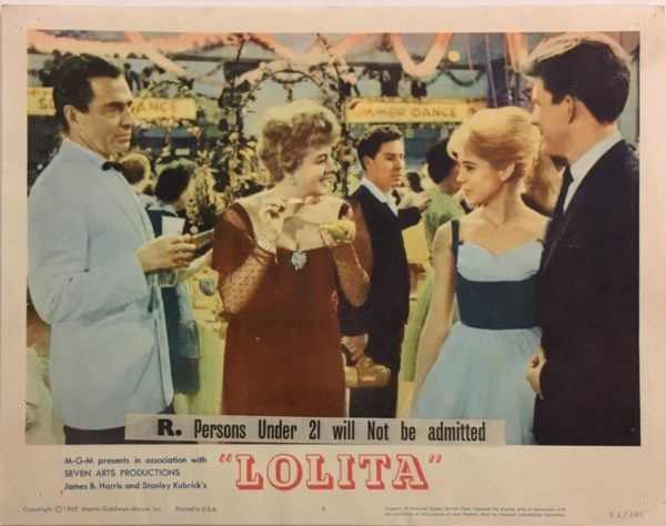 lolita lobby card 5 from 1962