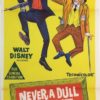 never a dull moment daybill poster 1968 staring dick van dyke in a walt disney classic