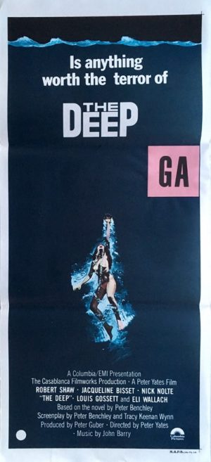 the deep australian daybill poster 1977