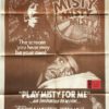 play misty for me australian one sheet movie poster 1971 clint eastwood