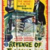 revenge of frankenstein 1958 australian one sheet movie poster featuring peter cushing