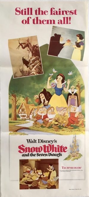 snow white and the seven dwarfs australian daybill poster 2