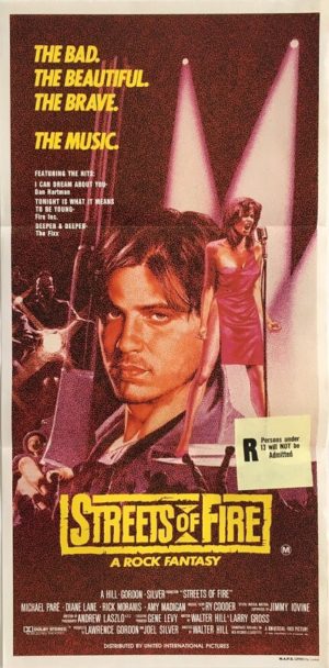 streets of fire australian daybill poster