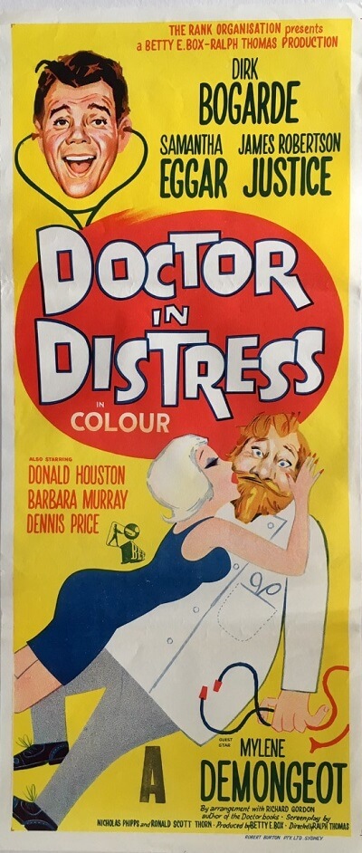 doctor in distress daybill poster 1963 DID63DB2