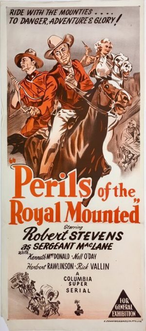 perils of the royal mounted australian daybill poster 1