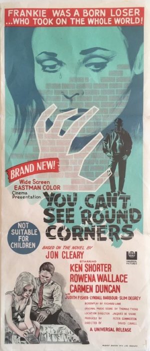 you can't see round corners australian daybill poster
