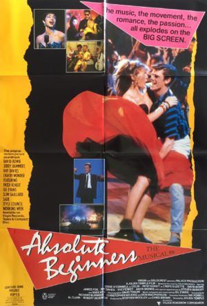 absolute beginers australian one sheet movie poster featuring david bowie (1)