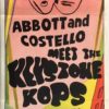abbott and costello meet the keystone kops australian stock daybill poster