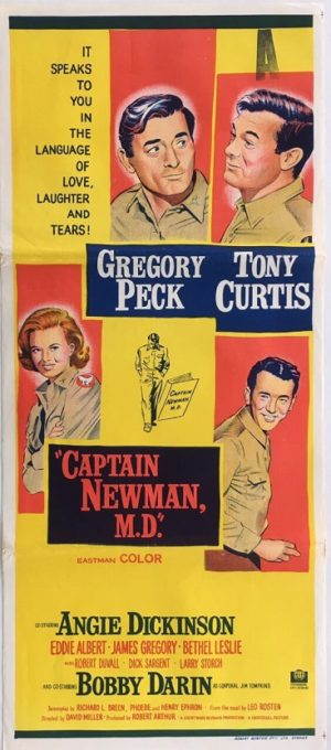 captain newman M.D australian daybill poster 1963