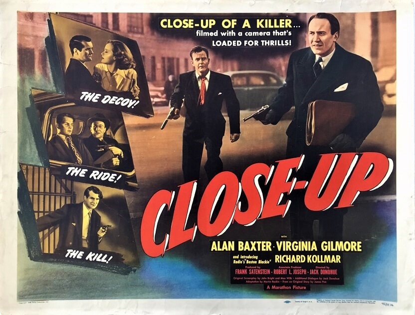 close-up 1948 US half sheet movie poster