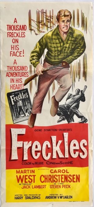 freckles australian daybill poster 1960