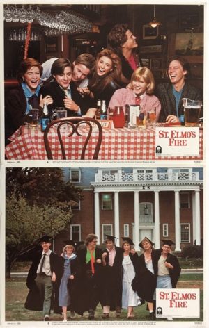 st elmo's fire US lobby card set 1 (1)