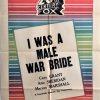 i was a male war bride 20th century fox stock australian one sheet movie poster