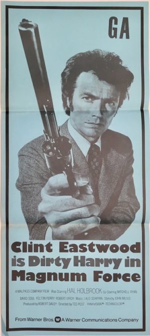 clint easwood dirty harry magnum force new zealand daybill poster 1
